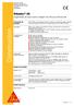 Argamassa de epoxi para colagem de reforços estruturais. Componente A: branco. Componente B: preto. Mistura A+B: cinzento claro.