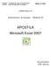 APOSTILA Microsoft Excel 2007