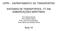 UFPR DEPARTAMENTO DE TRANSPORTES SISTEMAS DE TRANSPORTES TT 046 EMBARCAÇÕES MARÍTIMAS. Aula 10
