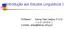 Introdução aos Estudos Linguísticos I. Professor: Seung Hwa Lee[s h a li] 이승화 ( 李 承 和 ) Contato: shlee@letras.ufmg.br