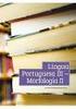 Língua Portuguesa II: Morfologia I