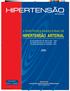 HIPERTENSÃO ARTERIAL V DIRETRIZES BRASILEIRAS DE