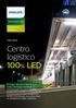 Centro logístico 100% LED. Jerónimo Martins. Iluminação LED. Case study