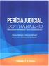 TÉCNICAS DO TRABALHO PERICIAL JUDICIAL