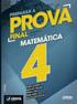 Prova Final de Matemática