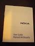 Manual do Usuário Nokia 1208