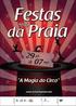 Programa das Festas da Praia 2016