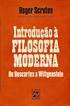 FILOSOFIA. UNIDADE III - Aspectos da Filosofia Moderna e Ilustração
