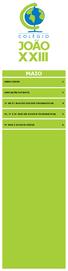 maio PaRa ToDoS EDUCaÇÃo infantil 1º ao 5º ano Do ENSiNo FUNDamENTaL 6º, 7º E 8º ano Do ENSiNo FUNDamENTaL 9º ano E ENSiNo médio