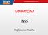 MARATONA INSS. Prof. Josimar Padilha
