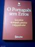 Português - Conjugações verbais