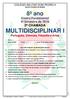 8º ano Ensino Fundamental 4º bimestre de ª CHAMADA MULTIDISCIPLINAR I Português, Ciências, Filosofia e Artes