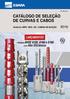 CATÁLOGO DE SELEÇÃO DE CURVAS E CABOS