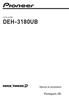 CD PLAYER DEH-3180UB. Manual do proprietário. Português (B)