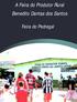 A Feira do Produtor Rural Benedito Dantas dos Santos. Feira do Pedregal