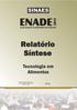 ENADE. Tecnologia em Alimentos EXAME NACIONAL DE DESEMPENHO DOS ESTUDANTES