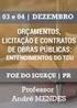 Licitações e Contratos de Obras Públicas Os Entendimentos do TCU