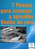 7 Passos para começar a aprender Violão do zero