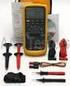 80 Series V Digital Multimeter Informações de segurança