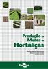 Produção de Mudas de Hortaliças