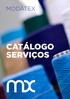 CATÁLOGO DE SERVIÇOS MODATEX MODATEX CATÁLOGO SERVIÇOS