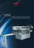 TS2500. Selladora de bandejas en línea de alto rendimiento Selador de bandejas em linha de alto rendimento