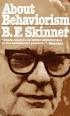 Sobre o behaviorismo - Skinner