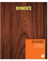 BONDEX CATÁLOGO DE PRODUTO