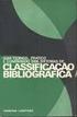 SISTEMAS DE CLASSIFICAÇÃO BIBLIOGRÁFICA