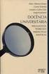 Docência Universitária. Pressupostos teóricos e perspectivas