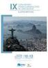 Programa Científico XLIII CONGRESSO BRASILEIRO DE RADIOLOGIA XVII CONGRESSO LATINO-AMERICANO DE RADIOLOGIA PEDIÁTRICA