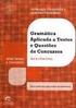 Categorias/ Questões. Textos, filmes e outros materiais. Habilidades e Competências. Conteúdos/ Matéria. Semana. Tipo de aula UNIDADE I.