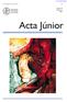 Acta Urológica 2007, 24; 3: Volume 24 Número Portuguesa de Urologia Acta Júnior