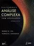 Capítulo 2 Funções de uma variável complexa. A origem dos números complexos repousa na solução de equações algébricas