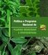 Política Nacional de Plantas Medicinais e Fitoterápicos