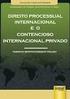 PRINCÍPIOS GERAIS DE DIREITO PROCESSUAL CIVIL INTERNACIONAL NOÇÕES BÁSICAS