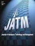 Divulgação Institucional do Journal of Aerospace Technology and Management (JATM)