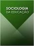 SOCIOLOGIA DA EDUCAÇÃO