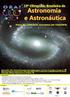 XIII Olimpíada Brasileira de Astronomia e Astronáutica PROVA DO NÍVEL 4 (Para alunos do ensino médio)