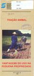 ri) (õ) TRAÇAO ANIMAL VANTAGENS DO USO NA PEQUENA PROPRIEDADE FD-080 _---FD-080--~---- PORTO VELHO - RO