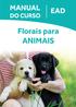 MANUAL DO CURSO EAD. Florais para ANIMAIS