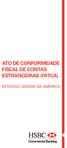 ATO DE CONFORMIDADE FISCAL DE CONTAS ESTRANGEIRAS (FATCA)