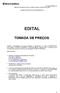 TP 2013/03169(7417) CENTRO DE SERVIÇOS DE LOGÍSTICA BELO HORIZONTE (MG) TOMADA DE PREÇOS Nº 2013/03169(7417) EDITAL TOMADA DE PREÇOS