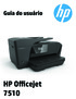 HP OfficeJet 7510 Wide Format All-in-One Printer series. Guia do usuário