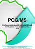 PRÊMIO QUALIDADE DA GESTÃO/MS PQG/MS PRÊMIO QUALIDADE DA GESTÃO/MS INSTRUÇÕES PARA CANDIDATURA