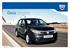 Dacia Sandero C4-C1_MB_Sandero_B90_Dacia_Fin_de_Vie.indd C1 28/05/12 9:49:09