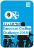 1 a 31 de Maio. European Cycling Challenge toda a informação em :