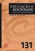 Educação & Sociedade ISSN: Centro de Estudos Educação e Sociedade Brasil