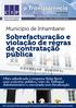 Sobrefacturação e violação de regras de contratação pública