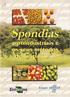 SPONDIAS AGROINDUSTRIAIS E OS SEUS MÉTODOS DE PROPAGAÇÃO. (Frutos tropicais: cajá, ciriguela, cajarana, umbu, umbu-cajá e umbuguela)